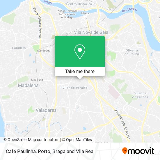 Café Paulinha mapa