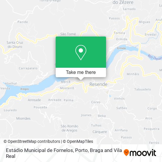 Estádio Municipal de Fornelos map