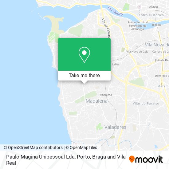 Paulo Magina Unipessoal Lda map