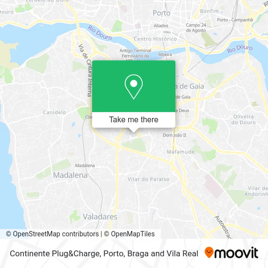 Continente Plug&Charge map