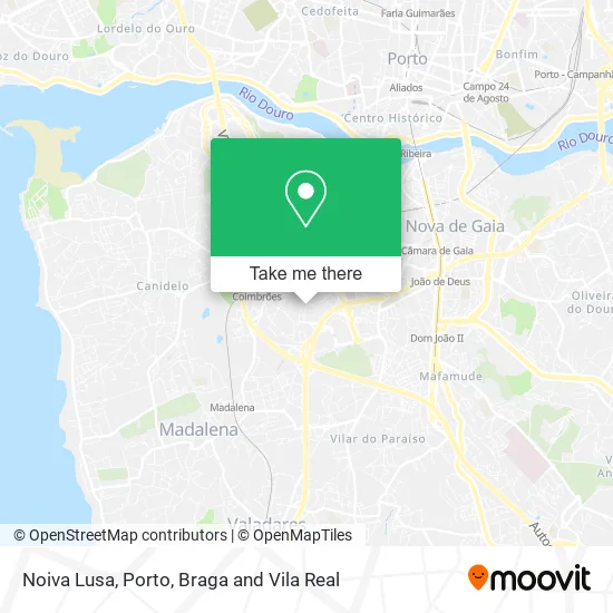 Noiva Lusa map