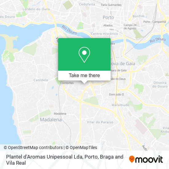 Plantel d'Aromas Unipessoal Lda mapa
