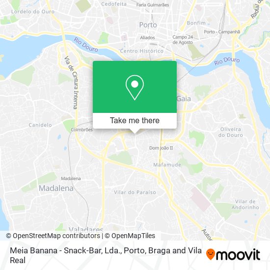 Meia Banana - Snack-Bar, Lda. map