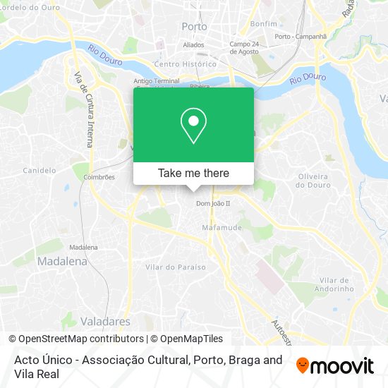 Acto Único - Associação Cultural mapa