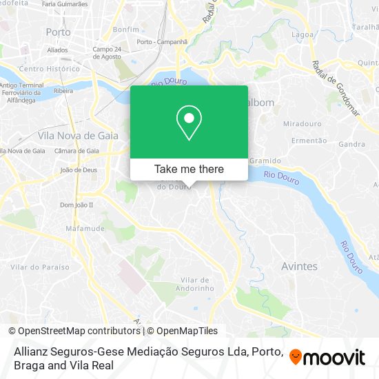 Allianz Seguros-Gese Mediação Seguros Lda mapa