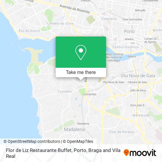 Flor de Liz Restaurante Buffet map