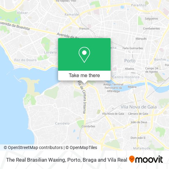 The Real Brasilian Waxing mapa