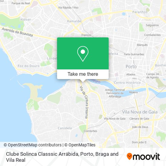 Clube Solinca Classsic Arrábida map