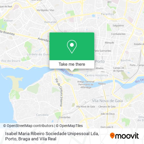 Isabel Maria Ribeiro Sociedade Unipessoal Lda mapa