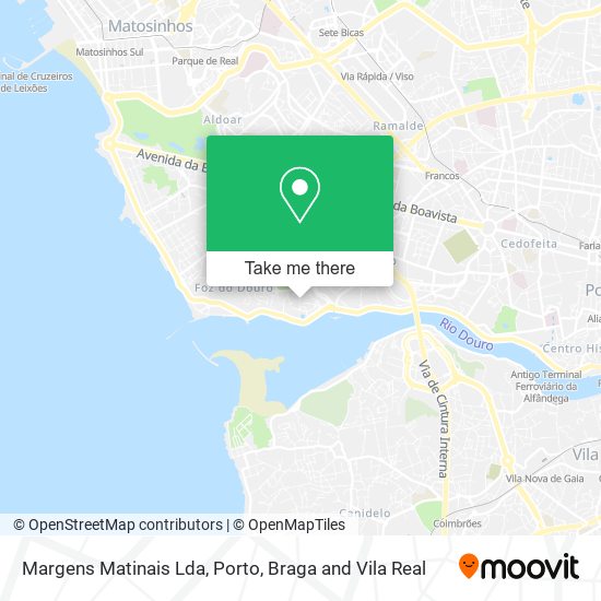 Margens Matinais Lda mapa