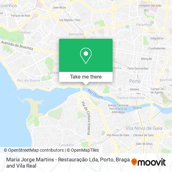 Maria Jorge Martins - Restauração Lda mapa