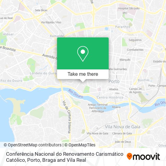 Conferência Nacional do Renovamento Carismático Católico map