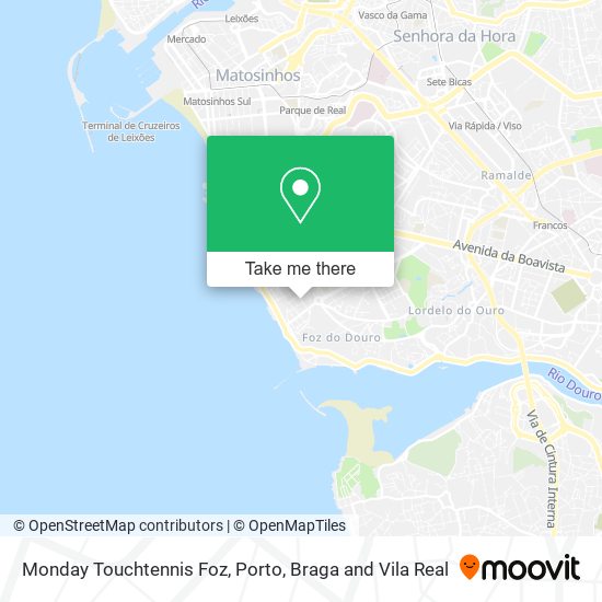 Monday Touchtennis Foz mapa
