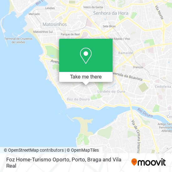 Foz Home-Turismo Oporto map