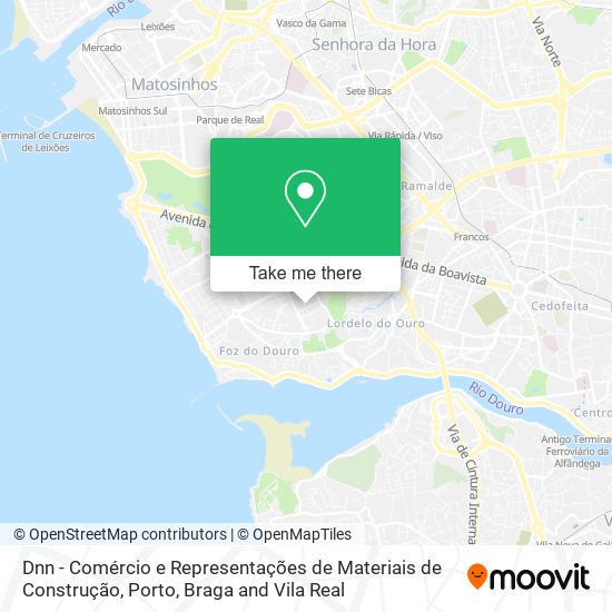 Dnn - Comércio e Representações de Materiais de Construção mapa