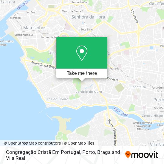 Congregação Cristã Em Portugal mapa