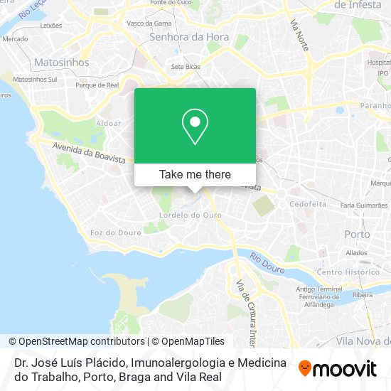 Dr. José Luís Plácido, Imunoalergologia e Medicina do Trabalho map