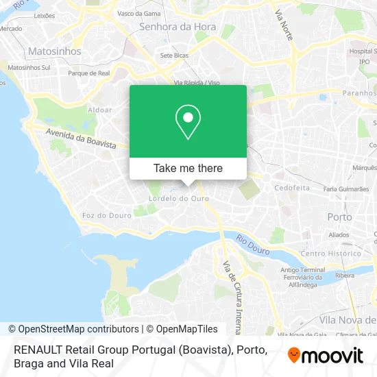 RENAULT Retail Group Portugal (Boavista) map