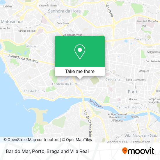 Bar do Mar map