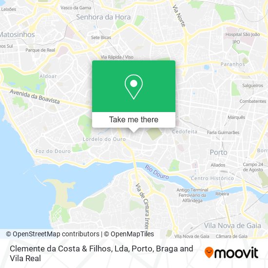 Clemente da Costa & Filhos, Lda mapa