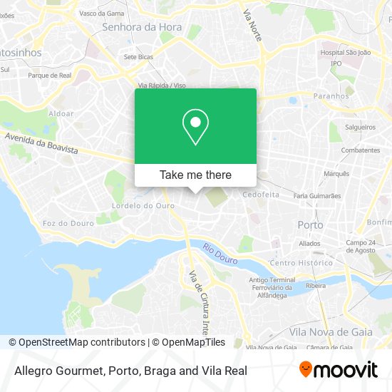 Allegro Gourmet map