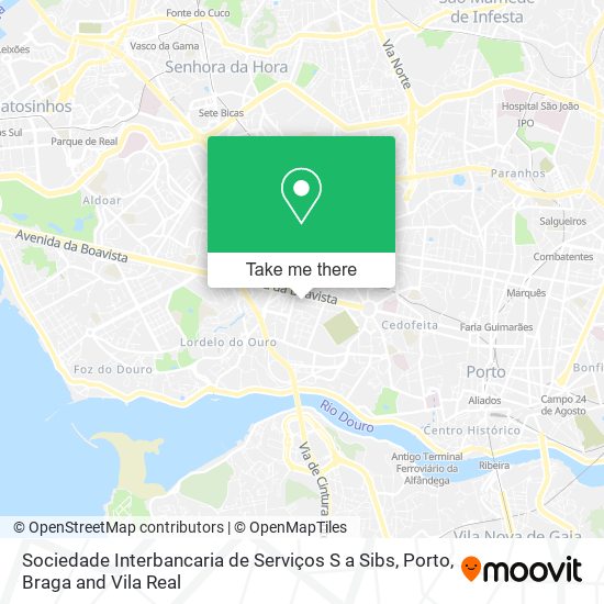 Sociedade Interbancaria de Serviços S a Sibs map