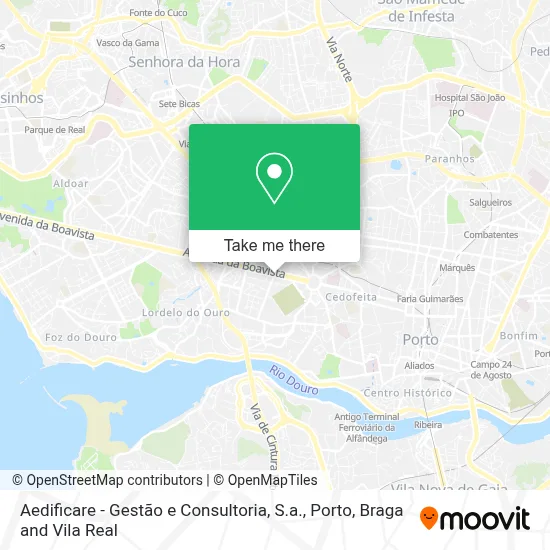 Aedificare - Gestão e Consultoria, S.a. map