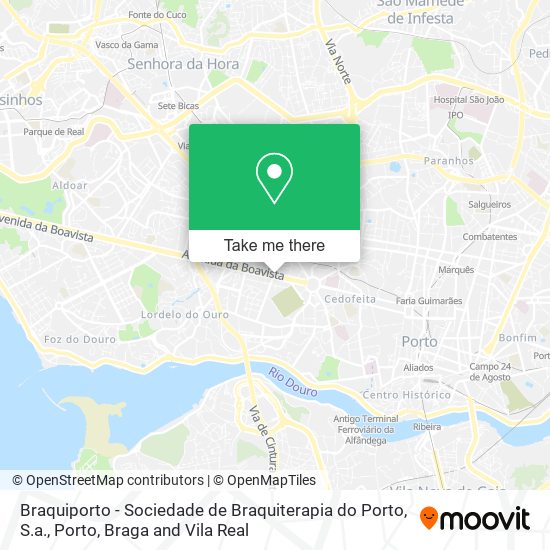 Braquiporto - Sociedade de Braquiterapia do Porto, S.a. map