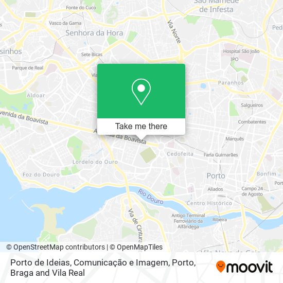 Porto de Ideias, Comunicação e Imagem mapa