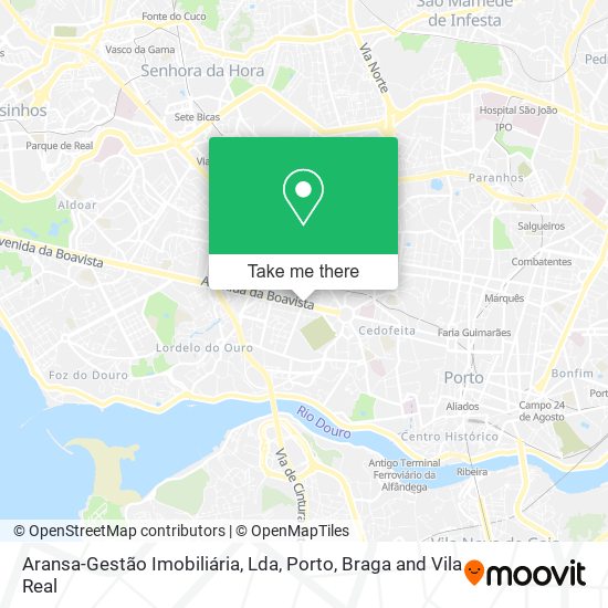 Aransa-Gestão Imobiliária, Lda map