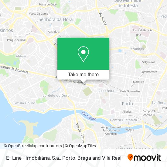 Ef Line - Imobiliária, S.a. map
