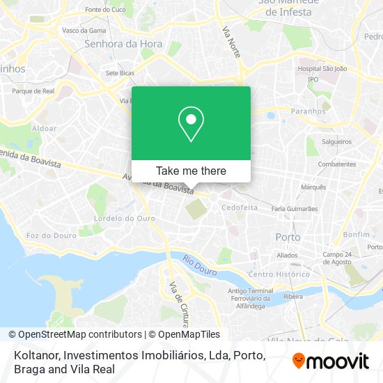 Koltanor, Investimentos Imobiliários, Lda map