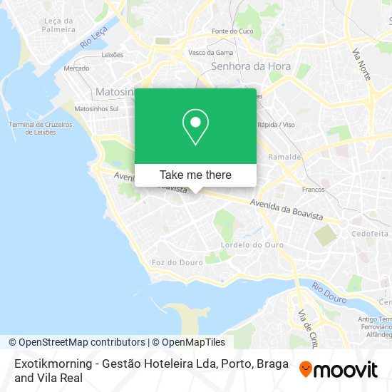 Exotikmorning - Gestão Hoteleira Lda map