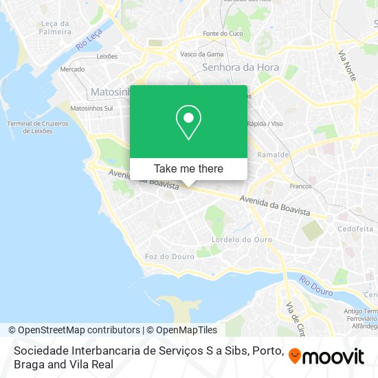 Sociedade Interbancaria de Serviços S a Sibs map