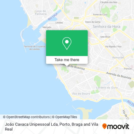 João Cavaca Unipessoal Lda mapa
