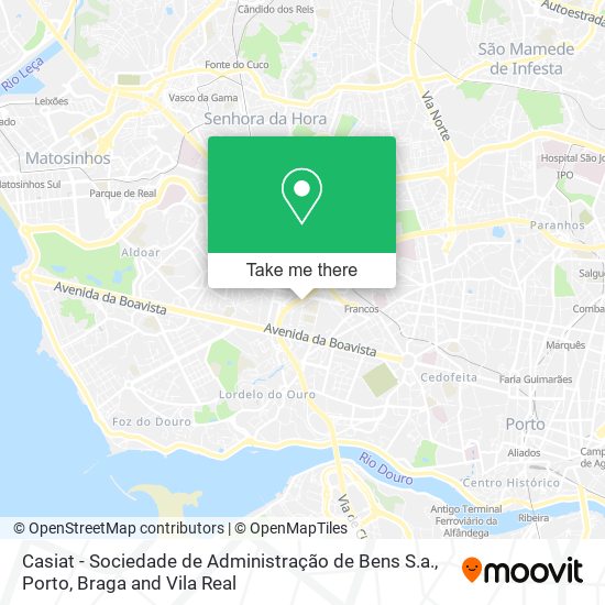 Casiat - Sociedade de Administração de Bens S.a. map