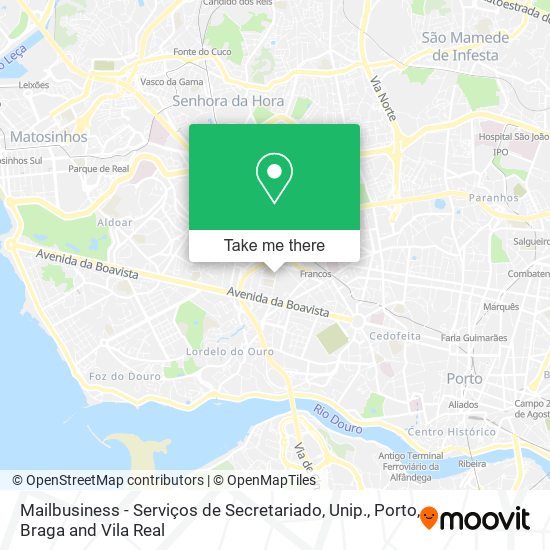 Mailbusiness - Serviços de Secretariado, Unip. map