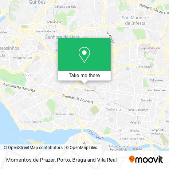 Momentos de Prazer mapa