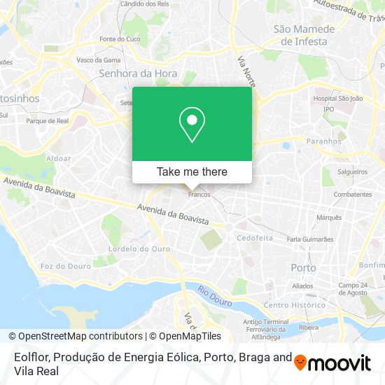 Eolflor, Produção de Energia Eólica map