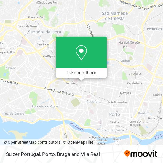 Sulzer Portugal mapa