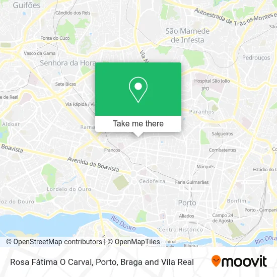 Rosa Fátima O Carval map