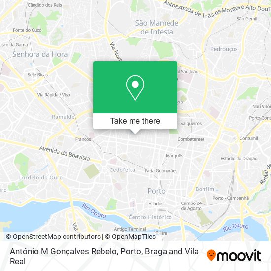 António M Gonçalves Rebelo mapa
