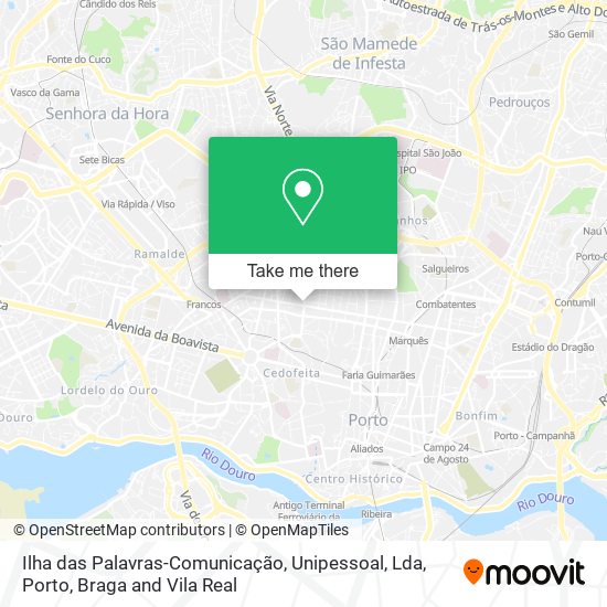 Ilha das Palavras-Comunicação, Unipessoal, Lda map