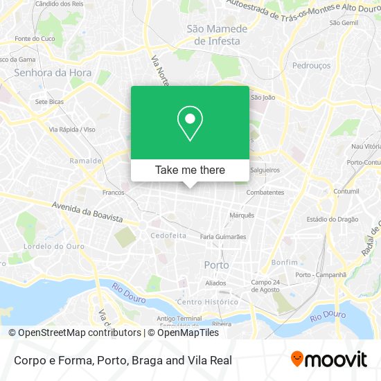 Corpo e Forma mapa