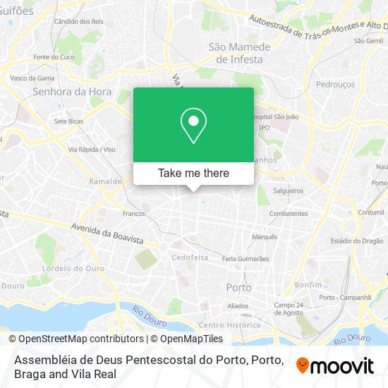 Assembléia de Deus Pentescostal do Porto map