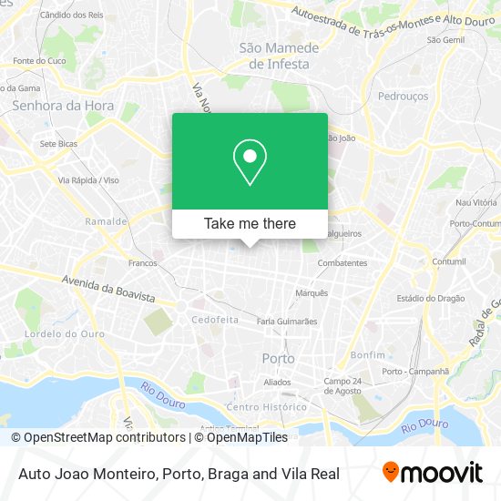 Auto Joao Monteiro mapa