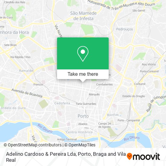 Adelino Cardoso & Pereira Lda map