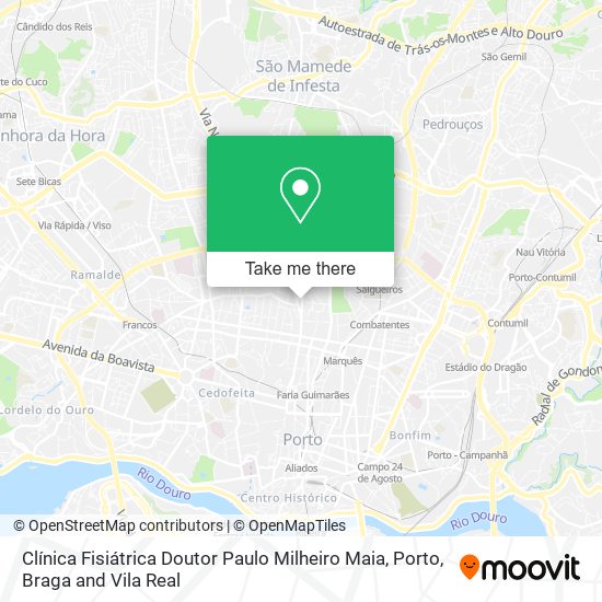 Clínica Fisiátrica Doutor Paulo Milheiro Maia map