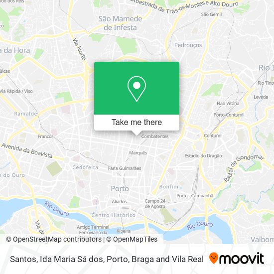 Santos, Ida Maria Sá dos map