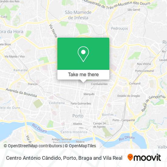 Centro António Cândido map